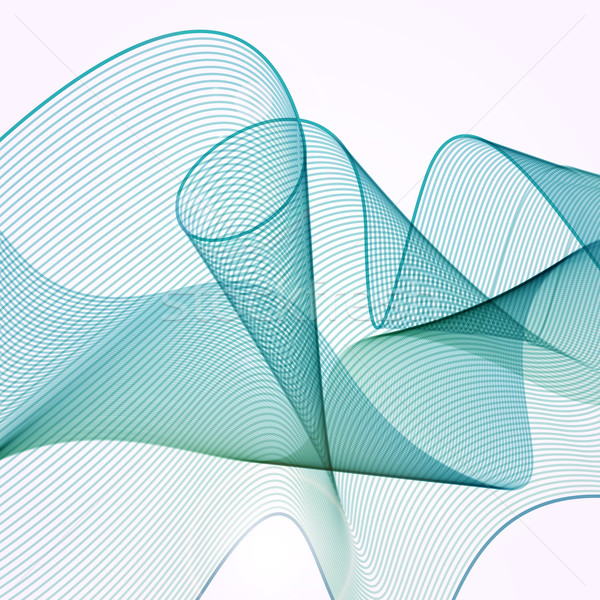 Abstract Waves Design. Stock photo © HelenStock