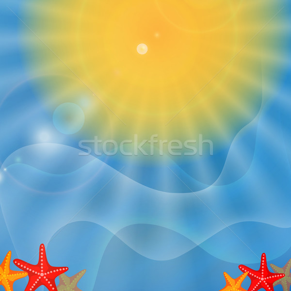 Stockfoto: Zomer · abstract · eps · 10 · water · textuur