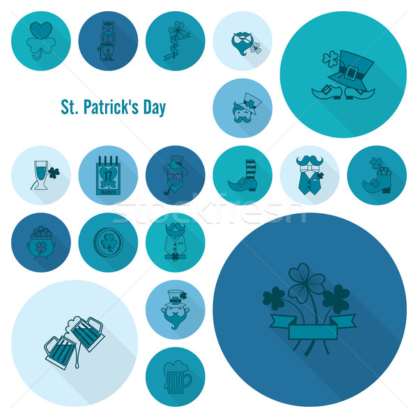 Stock photo: Saint Patricks Day Icon Set