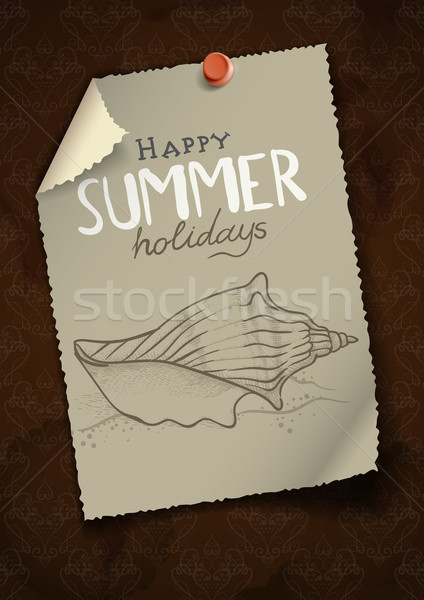 Stock photo: Greeting Card Design, Template