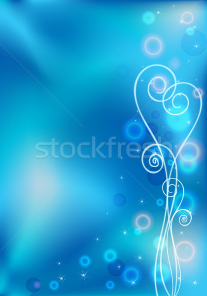 blue valentines grate card Stock photo © heliburcka