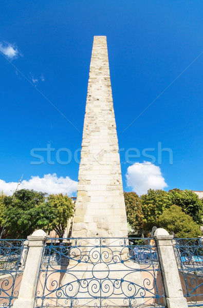 The walled obelisk at the ancient hippodrome, Istambul, Turkey. Stock photo © HERRAEZ