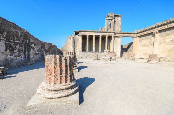 Ancient ruins of Pompeii, Italy. Stock photo © HERRAEZ