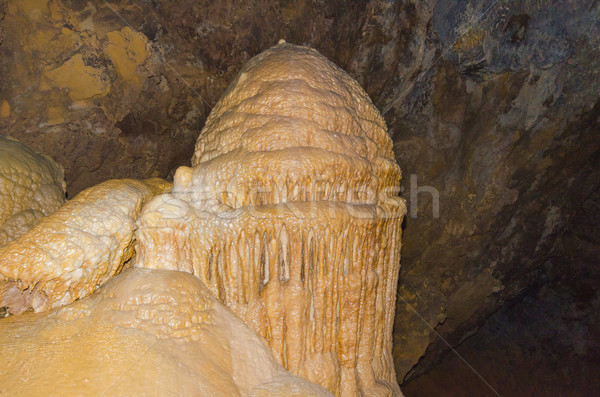Caverna abstrato terra viajar rocha pedra Foto stock © HERRAEZ