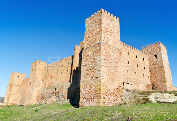 Siguenza castle, old fortress in Sigüenza, Guadalajara, Spain. Stock photo © HERRAEZ