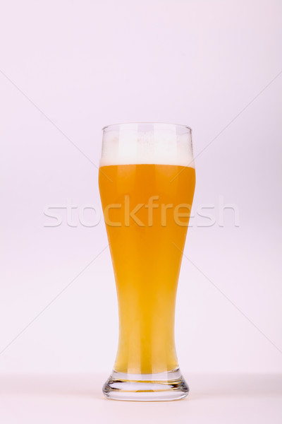 Vidrio cerveza trigo luz Foto stock © hiddenhallow