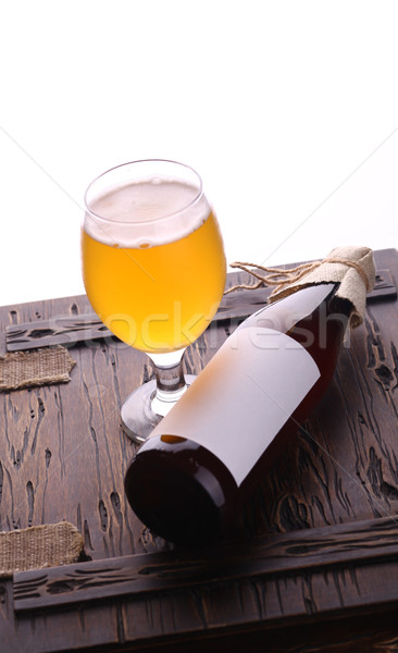 Bottle of craft beer Stock photo © hiddenhallow