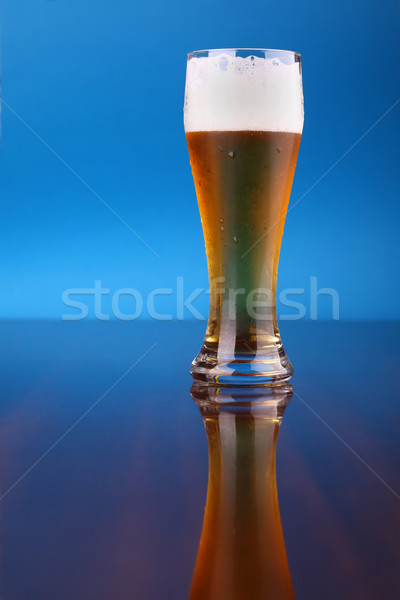 Glass of beer Stock photo © hiddenhallow