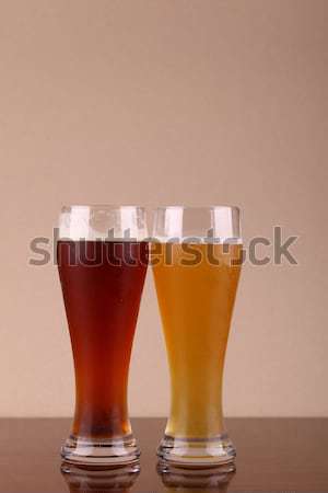 Glass of beer Stock photo © hiddenhallow
