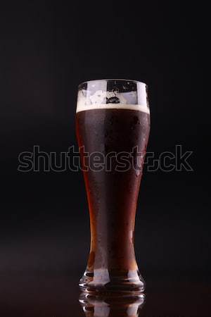 üveg sör sötét Stock fotó © hiddenhallow