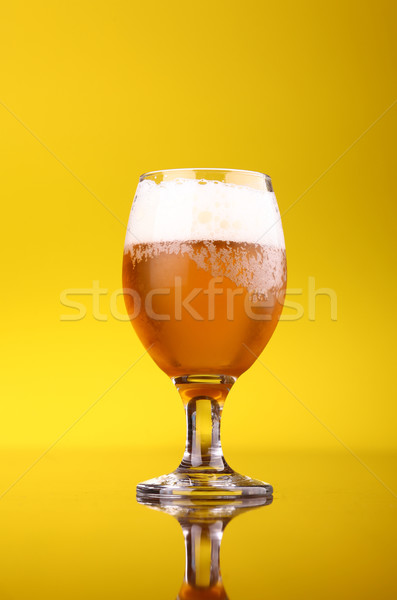 Glass of beer Stock photo © hiddenhallow