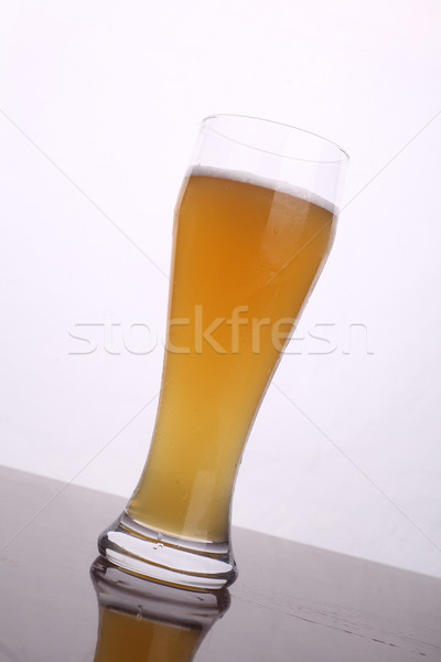 Cam bira buğday beyaz Stok fotoğraf © hiddenhallow