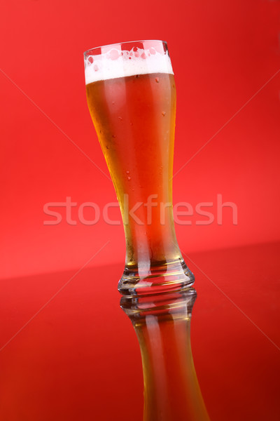 Glass of beer Stock photo © hiddenhallow