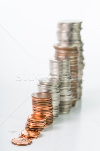 Stack coin up  Stock photo © hin255