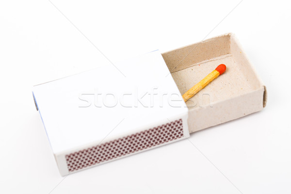 Match and matchbox isolated  Stock photo © hin255