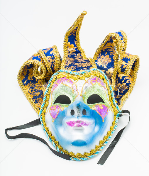 Colorato dramma maschera isolato bianco abstract Foto d'archivio © hin255