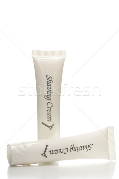 Crème blanche bouteille beauté espace bain [[stock_photo]] © hin255