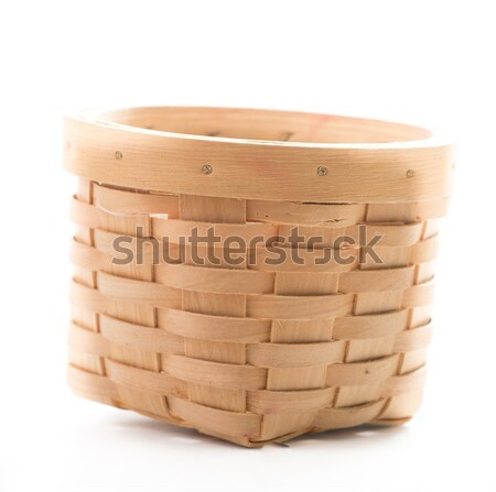 Small empty wicker basket Stock photo © hin255