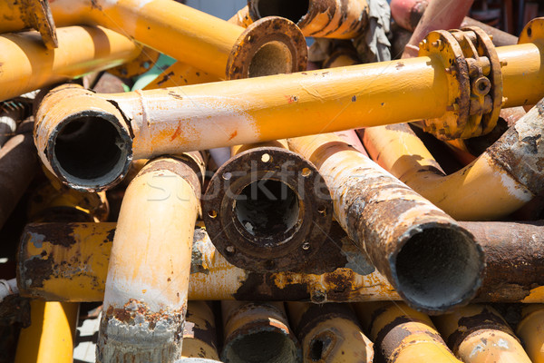 óxido agotar tuberías calle industria Foto stock © hin255