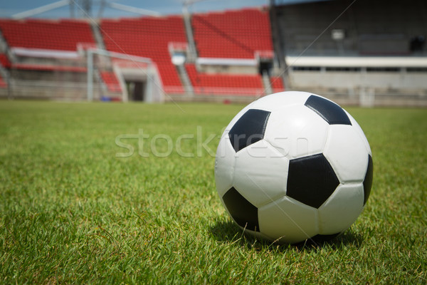Soccer ball in the goal  Stock photo © hin255