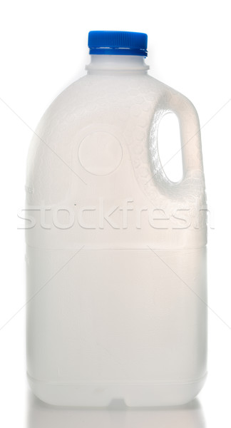 Stockfoto: Melk · fles · drinken · ochtend · ontbijt · vloeibare