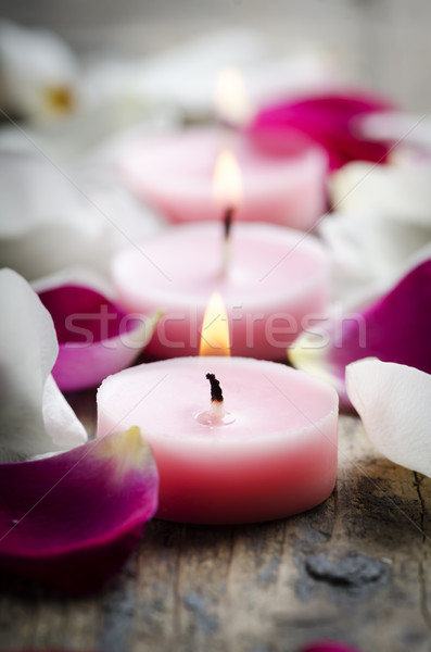 Spa Candles Stock photo © hitdelight