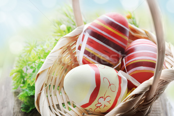 stock photo: easter eggs