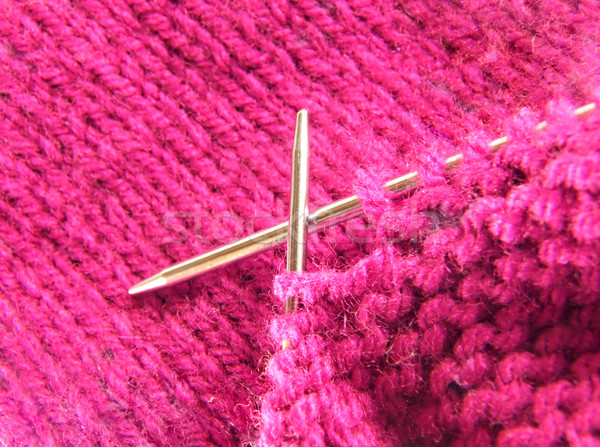 Pink Knitting Stock photo © hitdelight