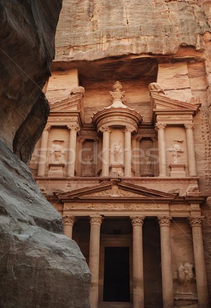 Stock foto: Schatzkammer · Gebäude · Berg · rock · Stein · Architektur