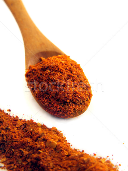 spoon of paprika Stock photo © hitdelight