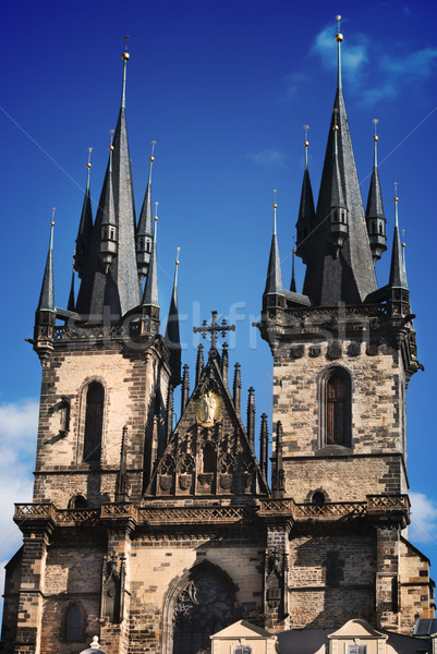 The Church of Mother of God in front of Tyn Stock photo © hitdelight