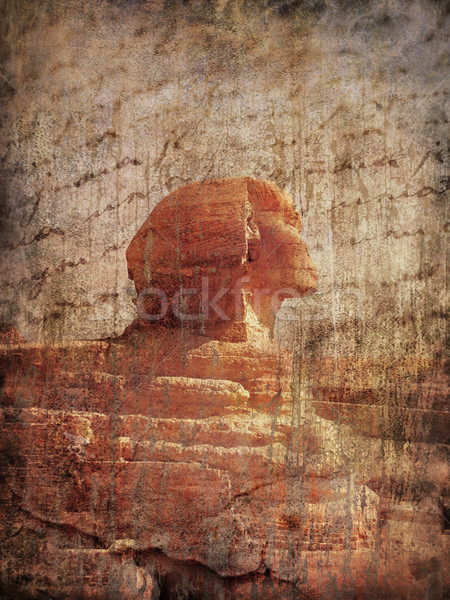 復古 手稿 襤褸 背景 沙漠 簽署 商業照片 © hitdelight