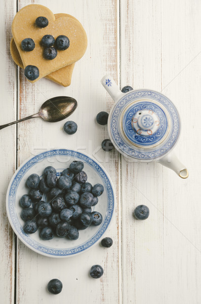 Blueberries Stock photo © hitdelight