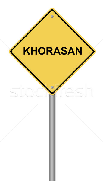 Warning Sign KHORASAN Stock photo © hlehnerer