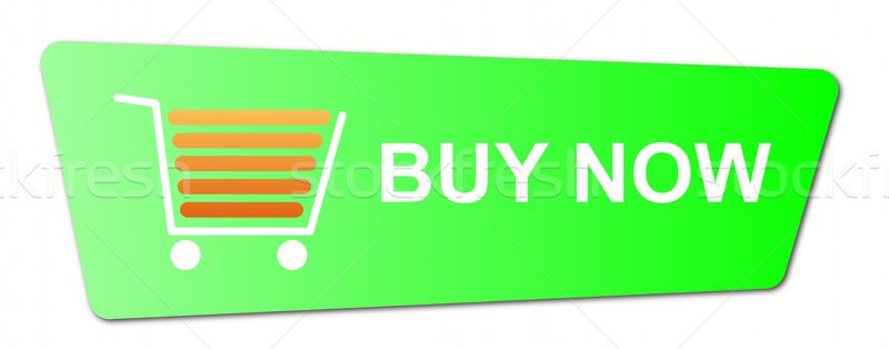 Stock photo: Buy Now Green