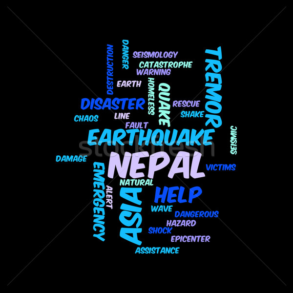 Nepal Earthquake Tremore Stock photo © hlehnerer
