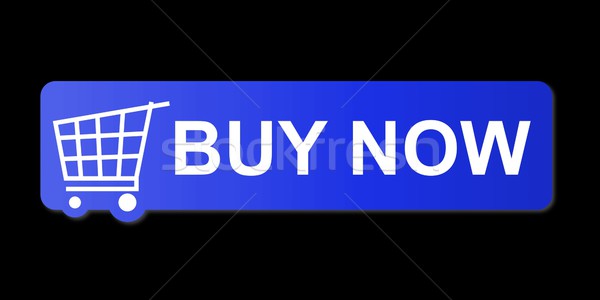 現在購買 藍色 鈕 購物車 黑色 業務 商業照片 © hlehnerer