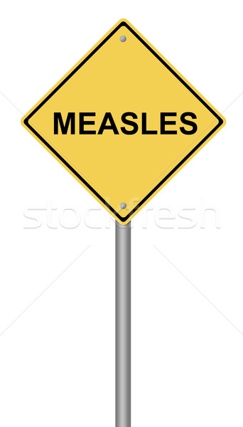 Measles Warning Sign Stock photo © hlehnerer