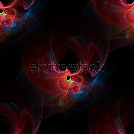 Stockfoto: Naadloos · fractal · abstract · herhalen · patroon · achtergrond