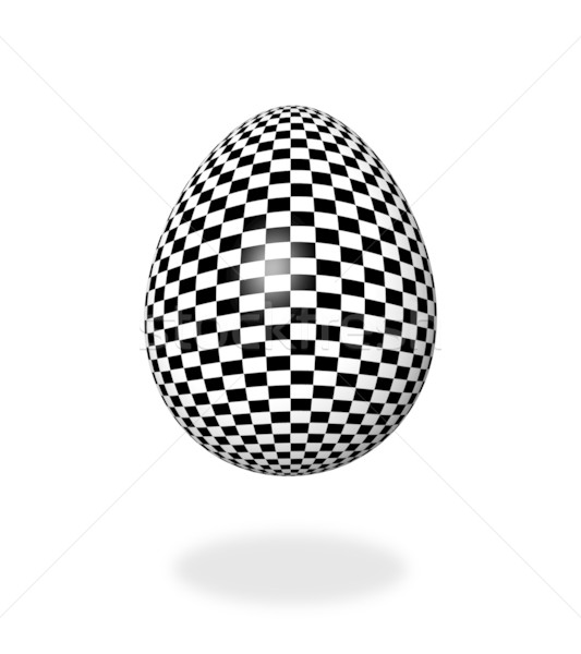 Stock photo: Egg Checkered