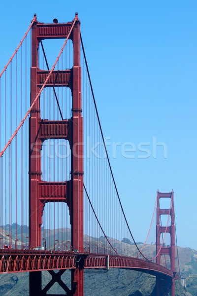 Golden Gate Golden Gate Bridge San Francisco Californië hemel water Stockfoto © hlehnerer