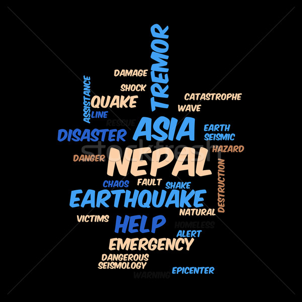 Nepal Earthquake Tremore Stock photo © hlehnerer