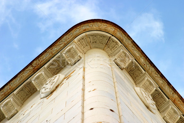 Coin bâtiment ciel maison mur [[stock_photo]] © hlehnerer