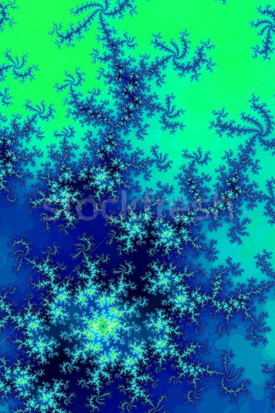 Verde fractal imagem cores abstrato Foto stock © hlehnerer