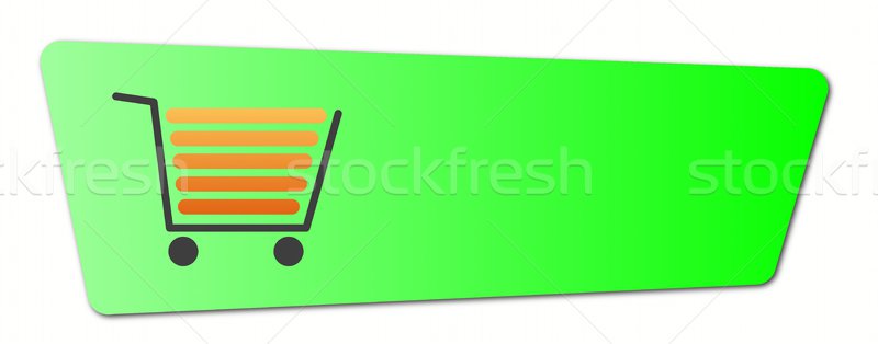 Stock photo: Buy Now Green