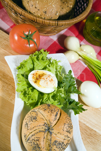 healthy breakfast Stock photo © Hochwander