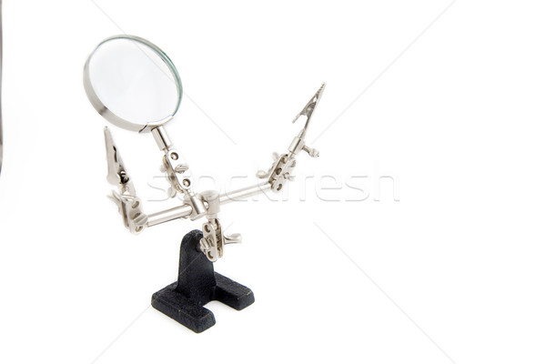 Stock photo: figure of steel man 7