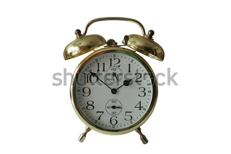 old alarm clock with clipping paths Stock photo © Hochwander