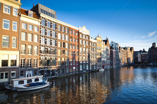 Amsterdam zdjęcie jeden domu miasta domu Zdjęcia stock © Hochwander