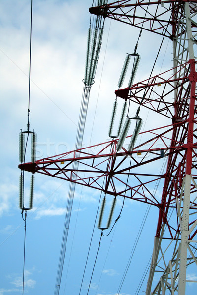Power line Stock photo © Hochwander